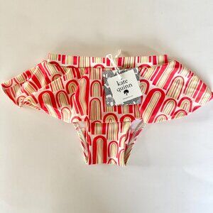 Kate Quinn Swim Bottom | Ruffle Waist Rainbow Print | Size 2T | NWT